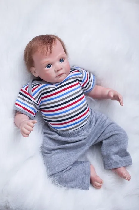 20 &quotреалистичные куклы мальчиков для новорожденных силиконовые девочек подарок