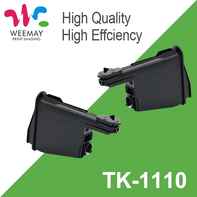 2PCS Совместимый комплект красящего порошка TK1110 TK 1110 1112 1114 1120 1122 Kyocera для