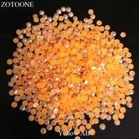 zotoone resin flatback non hotfix rhinestone for clothes glue on nails art decoration ab crystals strass applique scrapbooking