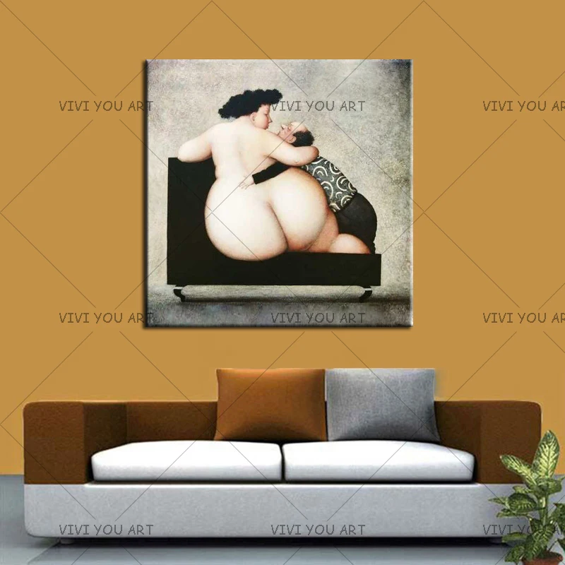 100% ручная роспись настенные картины картина маслом на холсте сексуальная