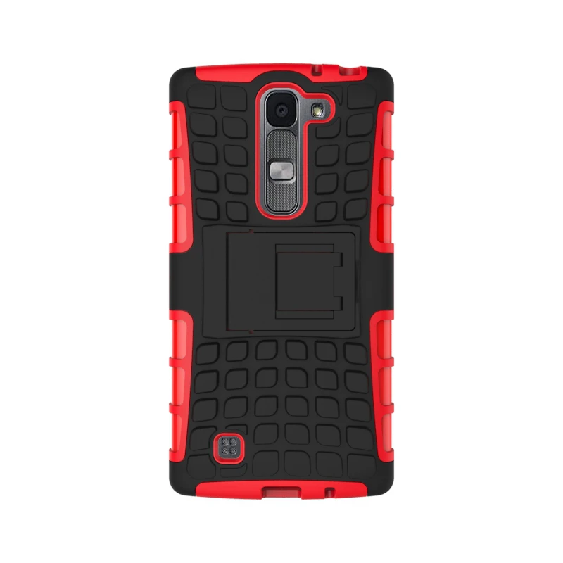 Silicon + Plastic 2 in 1 Dual Layer Shockproof Stand Phone Protection Case Cover For LG G4C /Magna/G4 Mini |