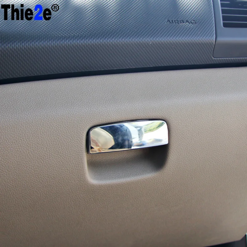 ABS перчаточный ящик с ручкой хромированная перчатка наклейка для Hyundai Verna Solaris 2012