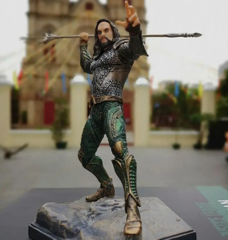 Железный DC Лига Справедливости Aquaman статуя экшн ПВХ Коллекционная фигурка