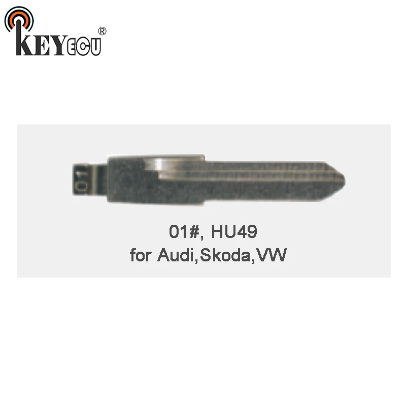 Универсальный пульт дистанционного управления KEYECU 10x KEYDIY 01 # HU49 для Audi Skoda V * W Je tta
