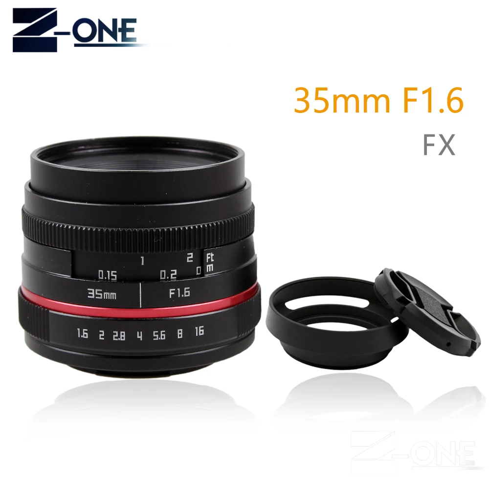 

Red 35MM F1.6 small wide angle manual APS-C camera lens for Fujifilm X-T10 X-T2 X-T1 X-A3 X-A2 X-A1 X-PRO2 X-PRO1 X-E2 X-E1 X-M1