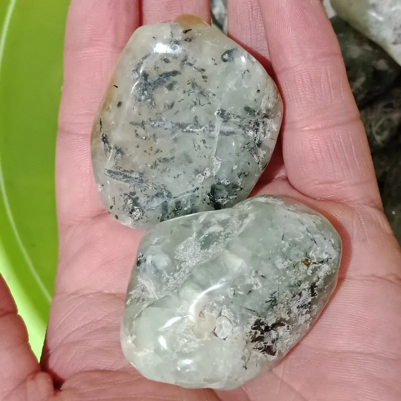 2 шт. натуральный камень в форме винограда prehnite кварцевые кристаллы гравий