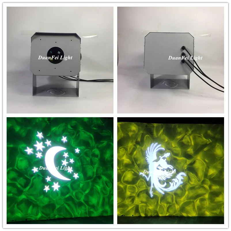 8lot waterproof outdoor ip65 led gobo light 9 color filter wheel 10+1+animation range 200w projector lights | Лампы и освещение