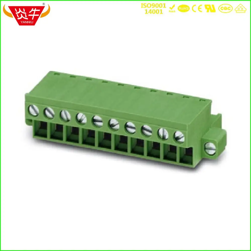 KF2EDGKCM 5.0 4P женский 2 EDGKCM 5 0 мм 4PIN PCB разъем плагин клеммные блоки FRONT MSTB 5/4 STF 1779660
