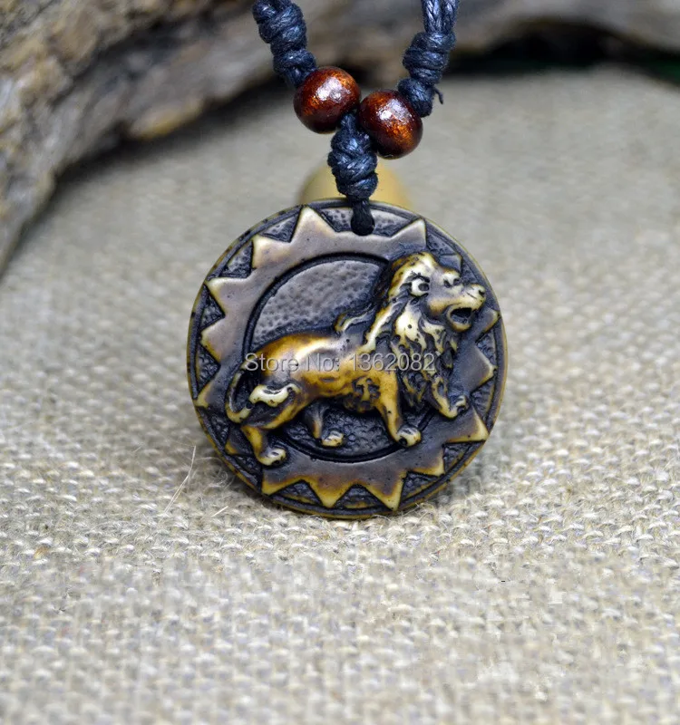 Оптовая продажа ювелирных изделий 12 шт./лот искусственная кость резная подвеска