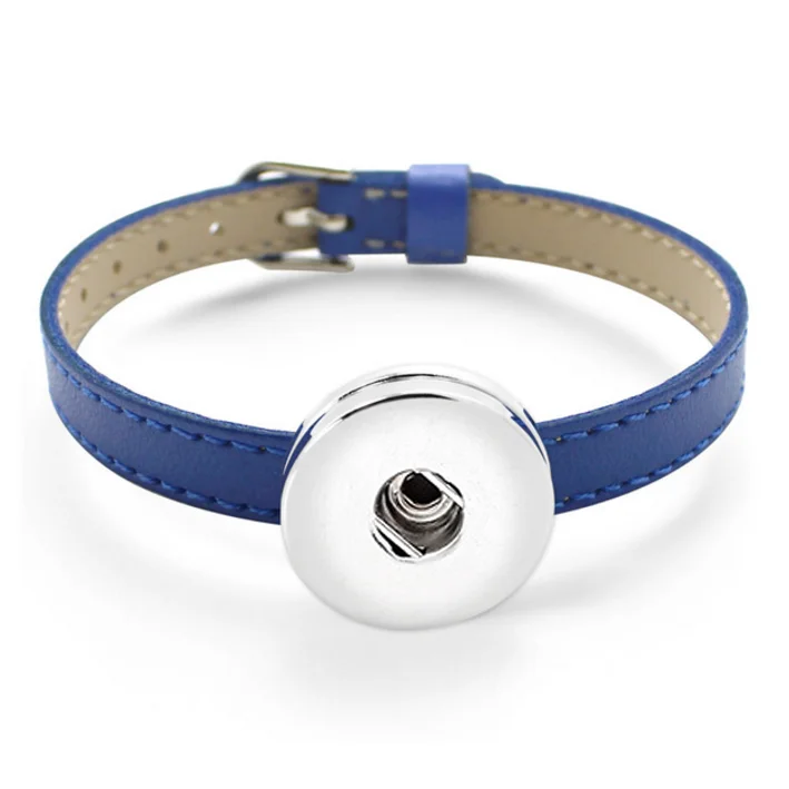 Горячая продажа хорошее качество ПУ кожаный с кнопкой браслет ювелирные изделия