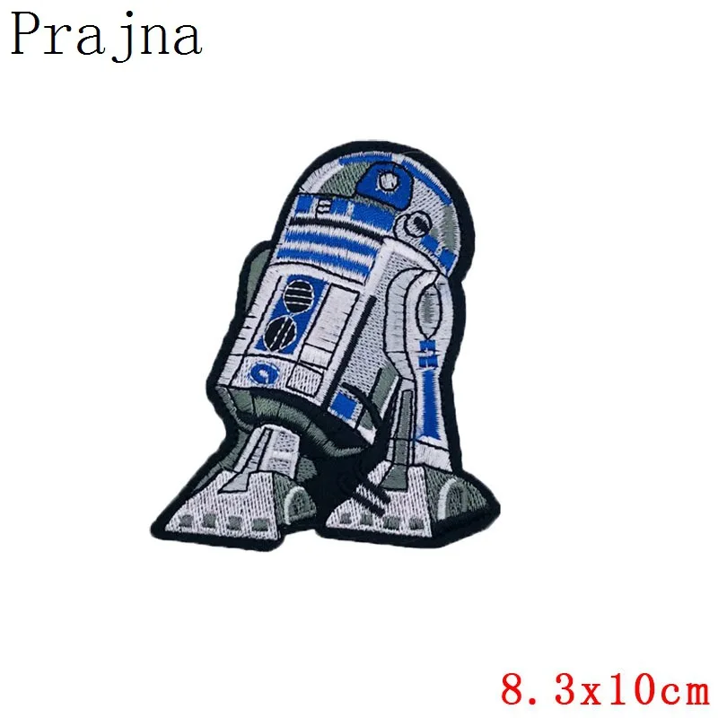 Латунь Prajna DIY нашивки Звездные войны железные нашивки на одежду вышитые нашивки на одежду значки аппликаций на одежду аксессуары - Цвет: Латунь