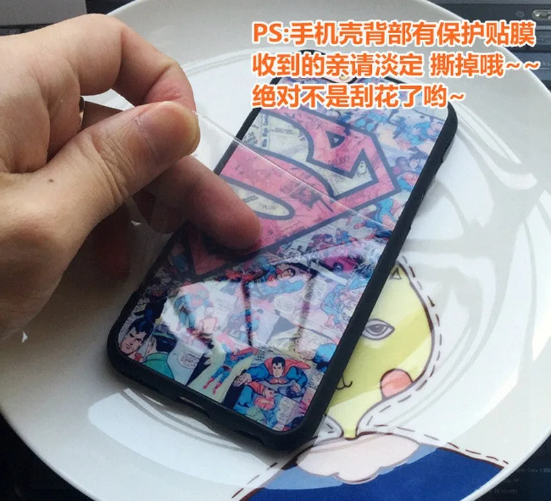 Мягкая силиконовая рамка с изображением капитана Супермена Америки и звезды