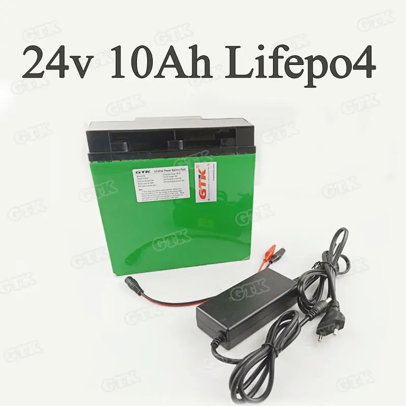 Аккумуляторная литиевая батарея LiFePO4 24V 10Ah с BMS для электрического велосипеда