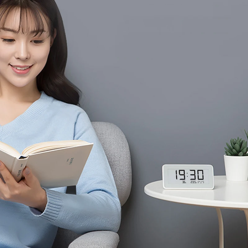 Xiaomi mi jia умная температура и Hu dity мониторинг электронные цифровые часы чернильный
