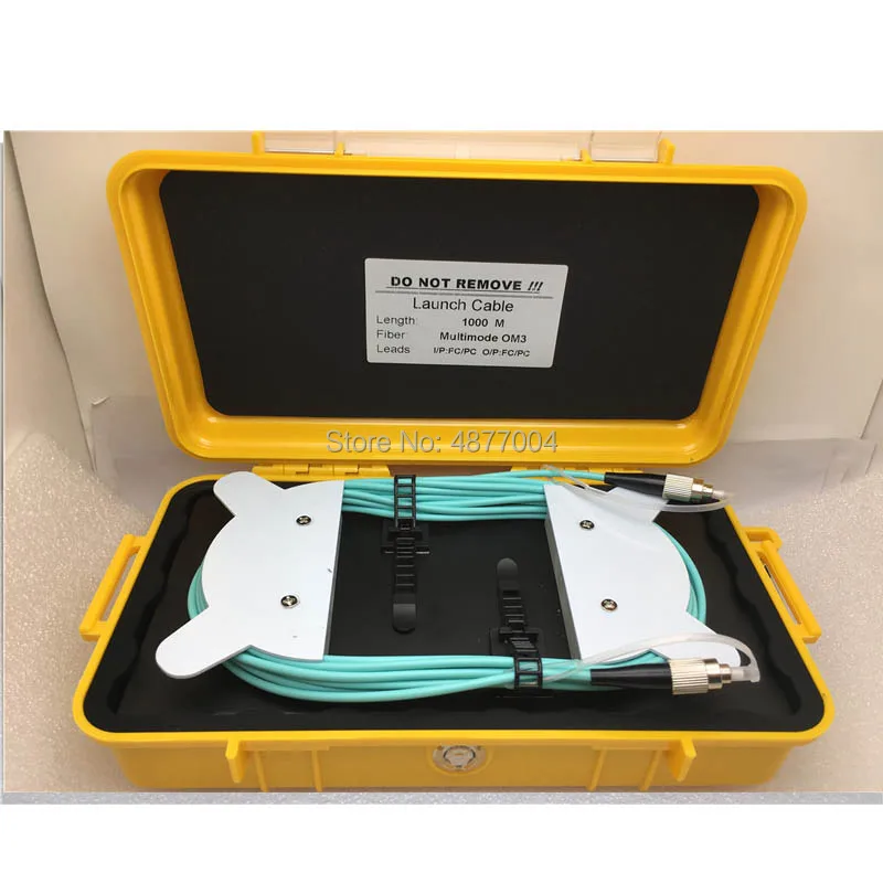 Волоконно оптический OTDR launch cable box одномодовый 9/125 OM3 FC 500 м