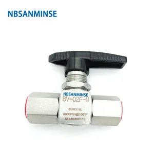 BV-OD F 18 14 38 12 34 шаровой клапан из нержавеющей стали 3000 Psi трубка 6000 Psi концевое соединениеЖенский NPT резьба NBSANMINSE