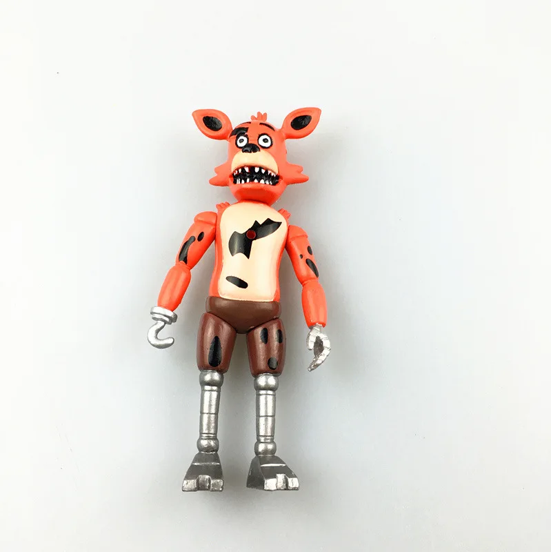 Five Nights At Freddy's FNAF 5 дюймов ПВХ фигурку игрушки Foxy золото Фредди Чика с 2 цвета