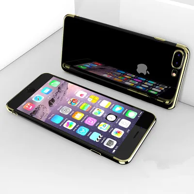 Покрытие для iphone 6s 6 7 8 plus x 10 силиконовый прозрачный защитный чехол мягкий ТПУ