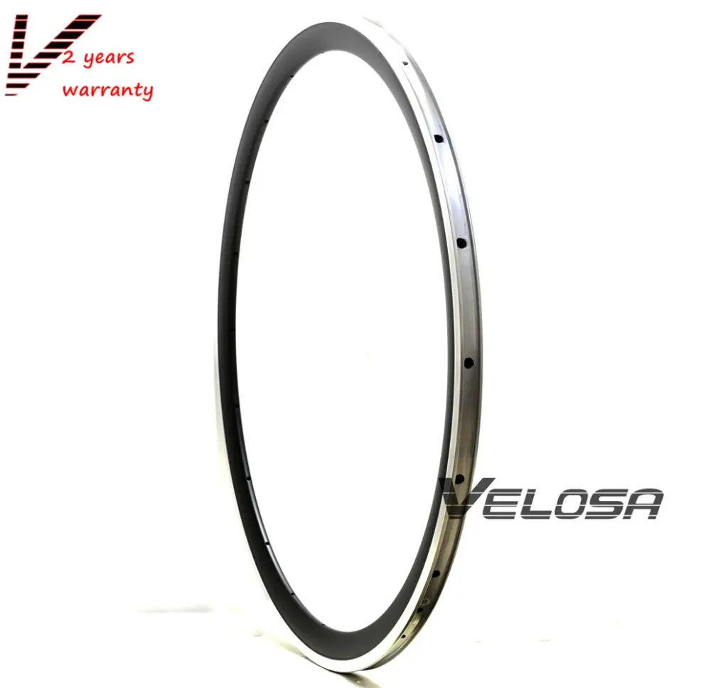 Внешний диаметр 38 мм с тормозной поверхностью из сплава обод 700C углеродного для