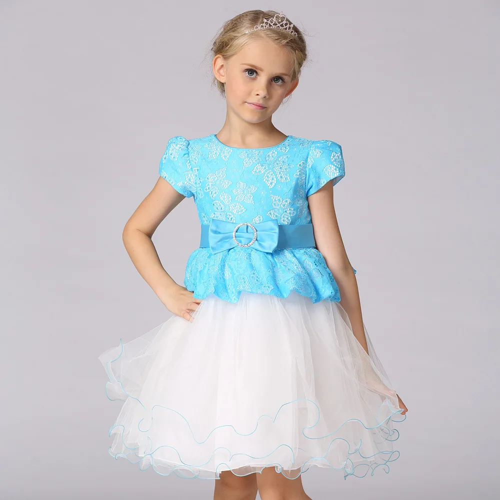 2 до 8 лет для маленьких девочек платье цветок Обувь Кружево хлопок цветочные