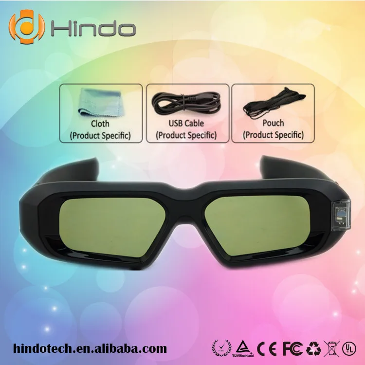 Активные 3d очки с затвором DLP 2 шт. для телефона LINK 3D Optoma Sharp LG Acer BenQ W1070 MX520 W1080ST W700