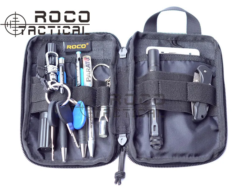 ROCOTACTICAL Военная Униформа EDC Мини карман органайзер тактический пояс Сумка военный
