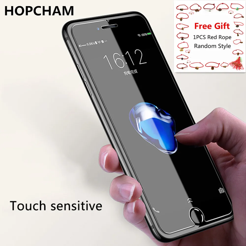 2.5D 9H закаленное стекло для iPhone X 8 7 6S 6 Plus 5 5S 4S SE 10 защита экрана телефона|tempered glass|phone