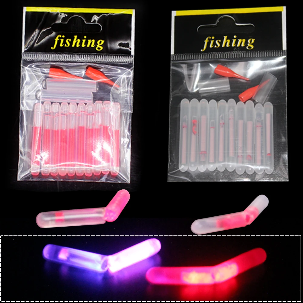 10 шт./пакет 4,5*40 мм рыболовный поплавок флуоресцентный Lightstick ночник плавающий стержень огни темно-палке