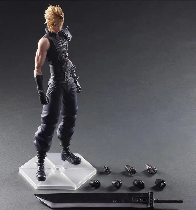 Final Fantasy Play Arts Kai Cloud Strife 2 я коллекция аниме модель игрушки фигурка 270 мм Playarts Doll