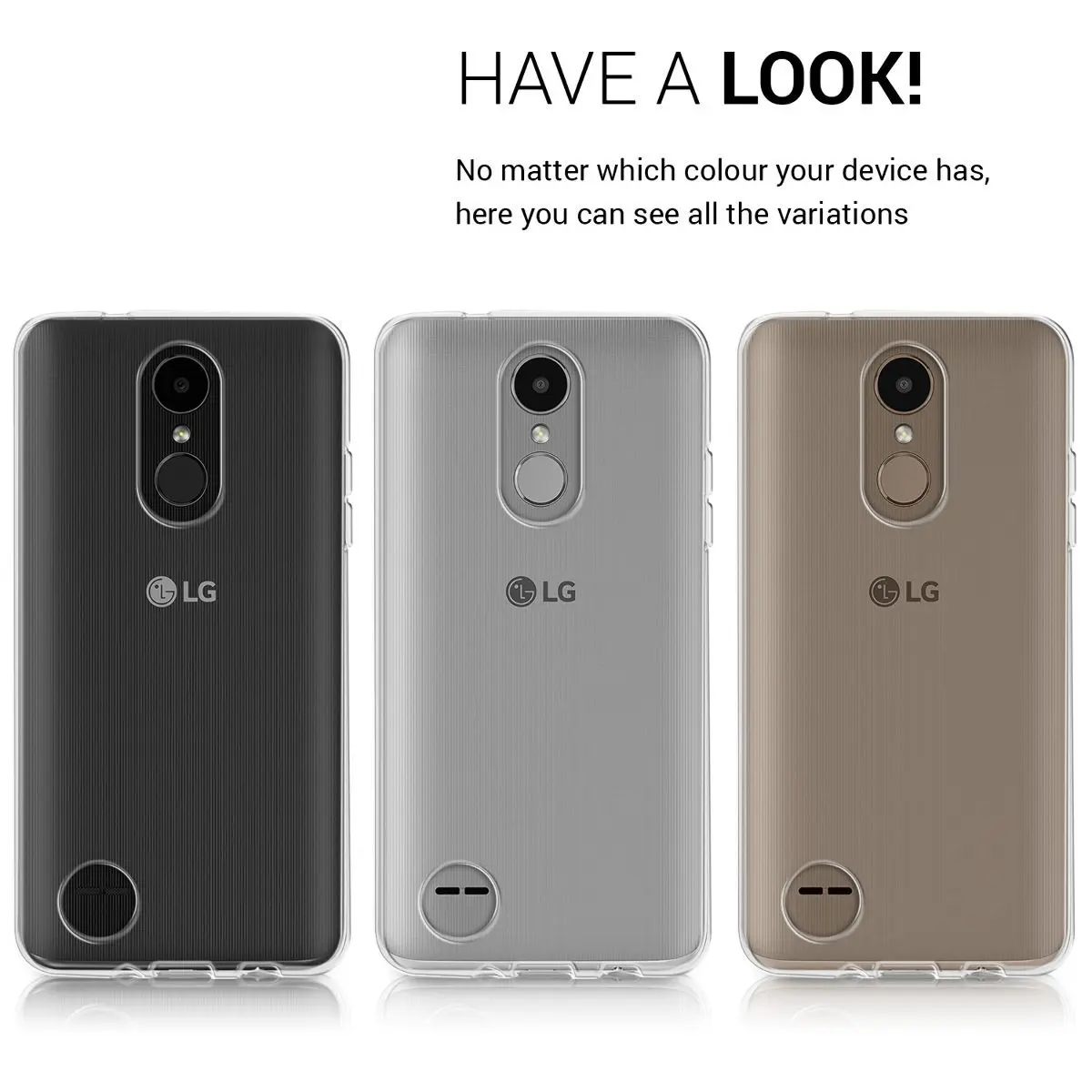 Для LG 2017 K8 K10 чехол кристально силиконовый прозрачный защитный резиновая сумка