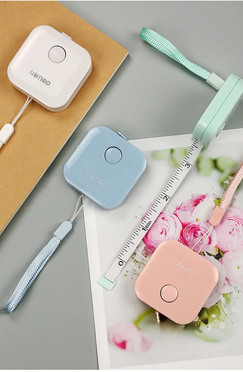 1 шт. 1,5 м линейки для рулеток Kawaii линейки ярких цветов для детей, Подарочные измерительные инструменты, школьные офисные принадлежности, Канцтовары