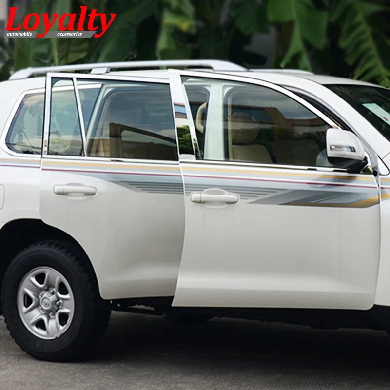 Чехол для Toyota Land Cruiser LC200 2013 2014 2015 2016|window sill|door silltrim cover |