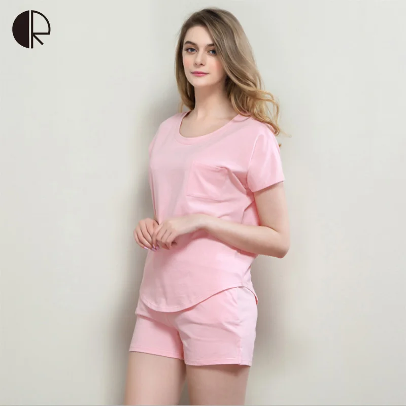 

Женская летняя пижама из натурального хлопка, Размеры M ~ 4XL