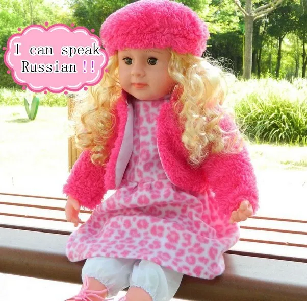 Fast delivery NEW 2014 Smart baby speak Russian Will say the story Can sing doll dolls for girls electronic toys birthday gift | Игрушки и