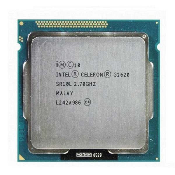 Процессор Intel Celeron G1620 SR10L 2 70 ГГц м двухъядерный разъем 1155 настольный процессор