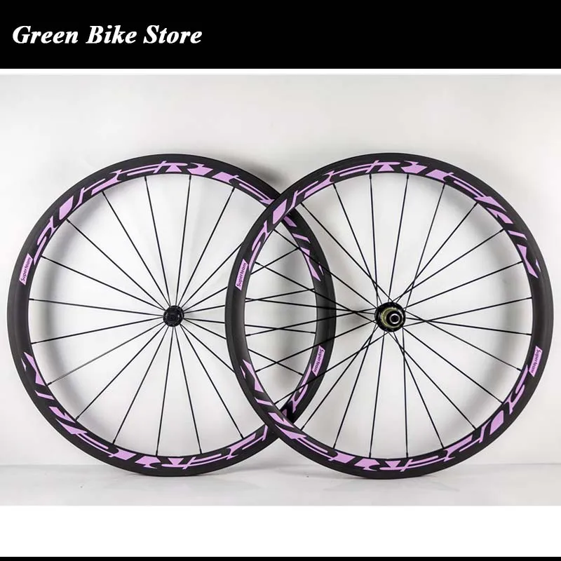 

Superteam 38mm carbon Wheelset 700C Powerway R13 Carbon Road Bicycle Wheels