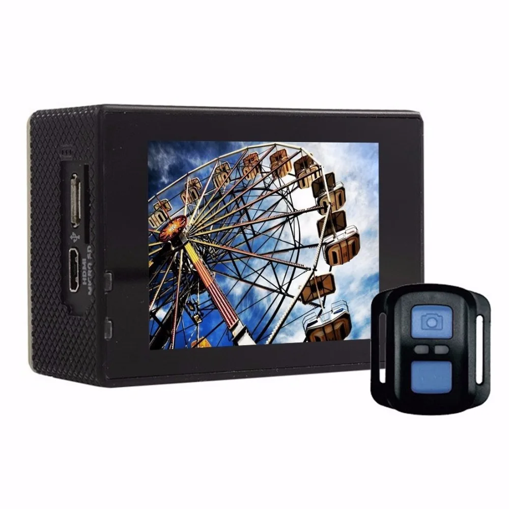 4 К 170 углы объектива 16MP WI-FI Action Sports Камера 1080 P HD шлем 30 м Водонепроницаемый