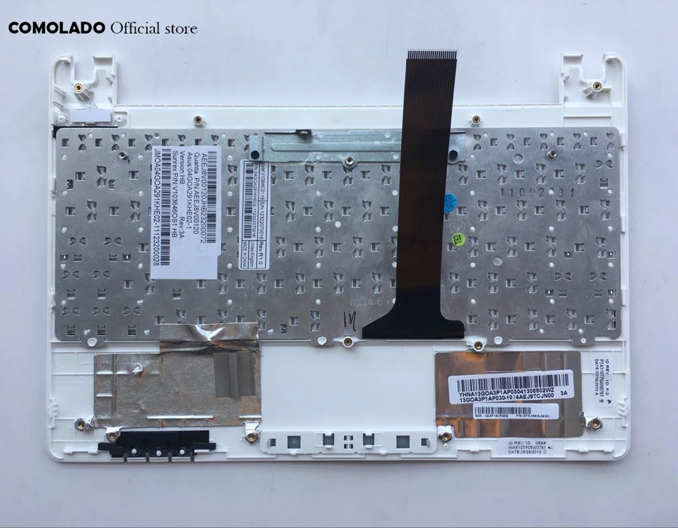 HB Иврит Клавиатура для ноутбука с C оболочкой ASUS Eee PC X101H X101CH X101 белая и черная
