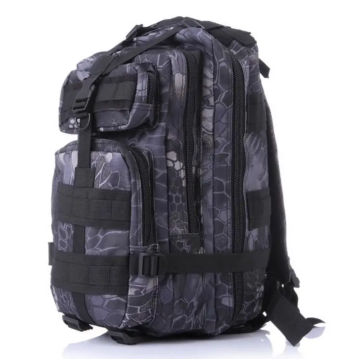 Python Black 3P военный рюкзак армейский тактический рюкзак наружные сумки треккинг Кемпинг Пешие прогулки камуфляжная Сумка велосипедная сумка - Цвет: Python Black