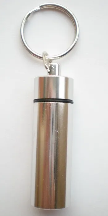 Алюминиевый Чехол для таблеток 1 шт. кеш контейнер гео Кеш брелок лекарств