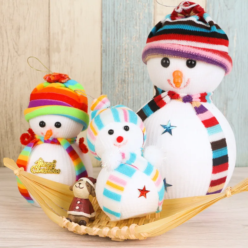 Рождественские украшения праздничные товары Новогодние Куклы снеговик куклы
