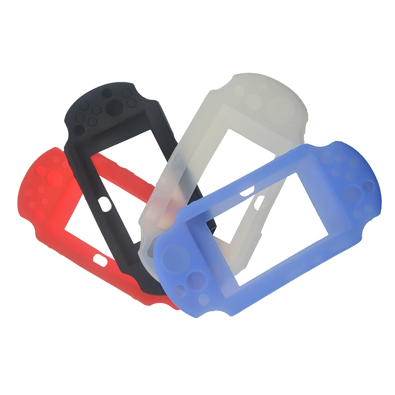 Мягкая резина силикон чехол Fundas красочный ультра тонкий для PSP VITA 2000 гелевый