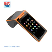 zkc900 android qr code printer pos terminal with 3g wifi bluetooth nfc