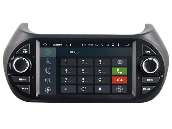 Android 8 0 ips экран авто стерео Мультимедиа для DECKLESS FIAT Fiorino/Qubo автомобильный dvd-плеер