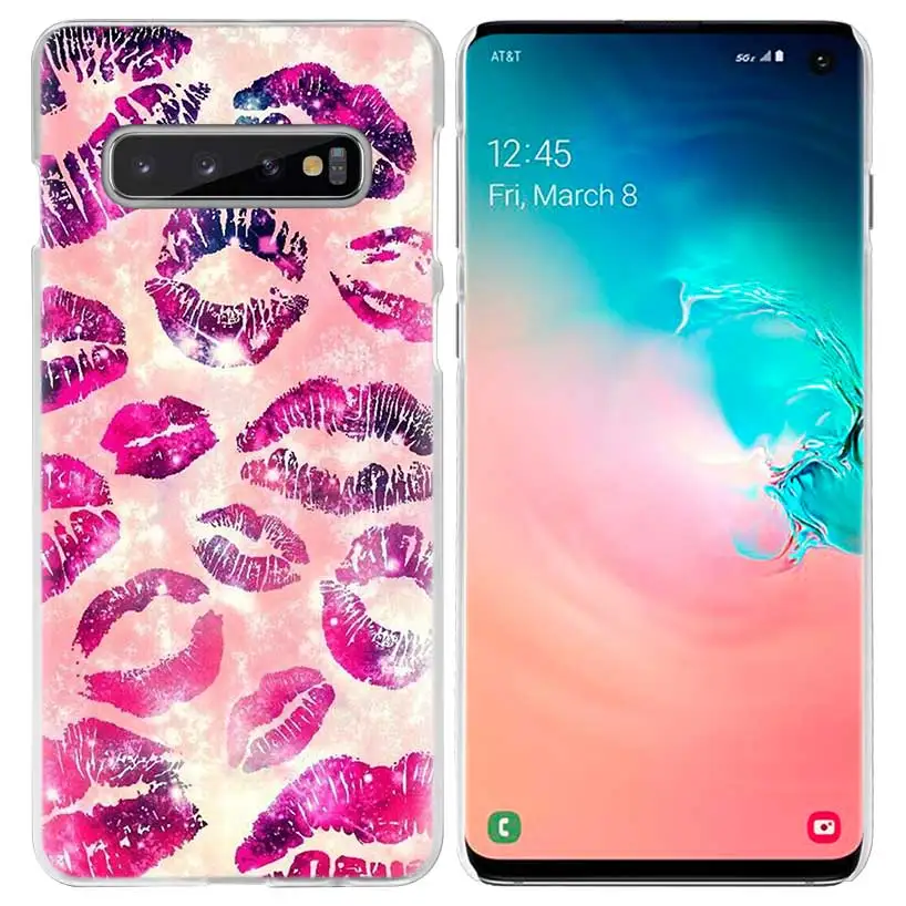 06 Макияж помада для любимых чехол для samsung Galaxy S10 5G S10e S9 S8 M30 M20 M10 J4 J6 плюс J8 Примечание 8 9 Ясно Жесткий чехол телефона - Цвет: 06