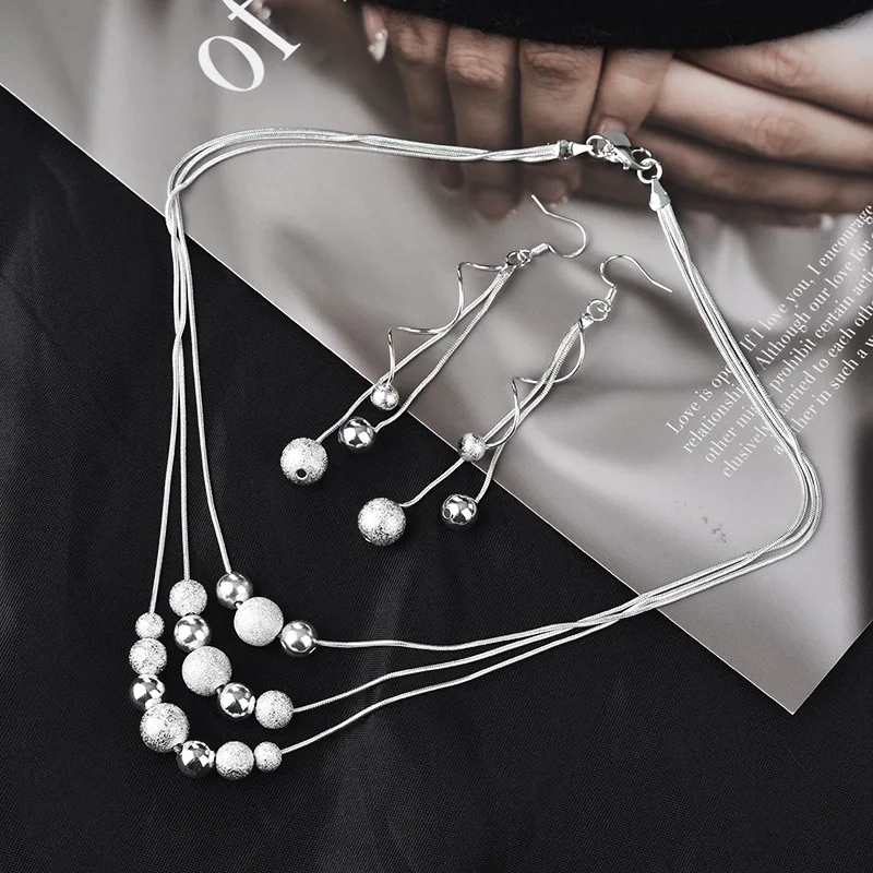 Высококачественный комплект klassische mode neue perle halskette Schmuck Parure Bijoux Femme | Украшения и