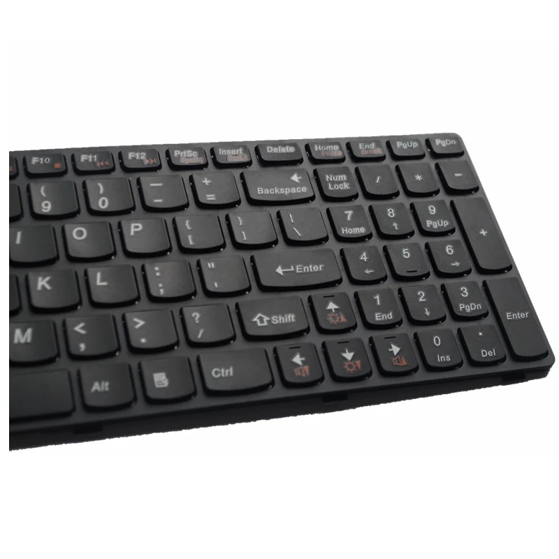 GZEELE New For Lenovo 25013385 MP-10A33US-6861 T4TQ-US MP-10A3 MP-0A Black US Keyboard