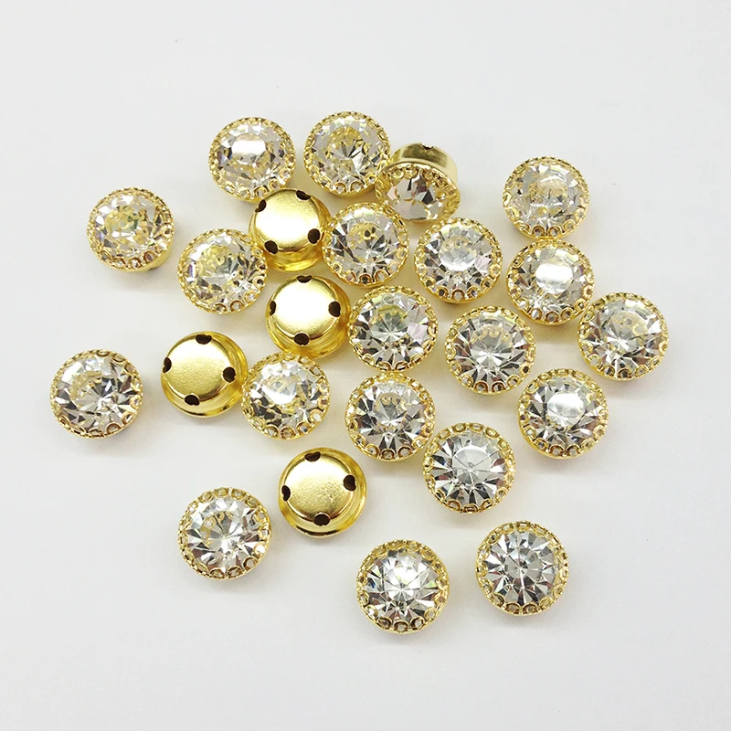 Пришить с украшением в виде кристаллов Стразы прозрачные стразы Блестящий