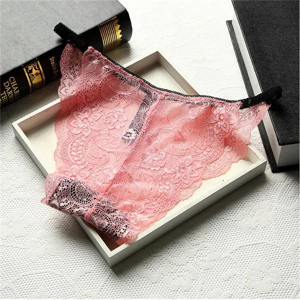 Watermelon Red VDOGRIR сексуальные женские модные бесшовные трусики кружевные трусы стринги Нижнее белье женские открытые трусики женские сексуальные стринги - Цвет: Watermelon Red