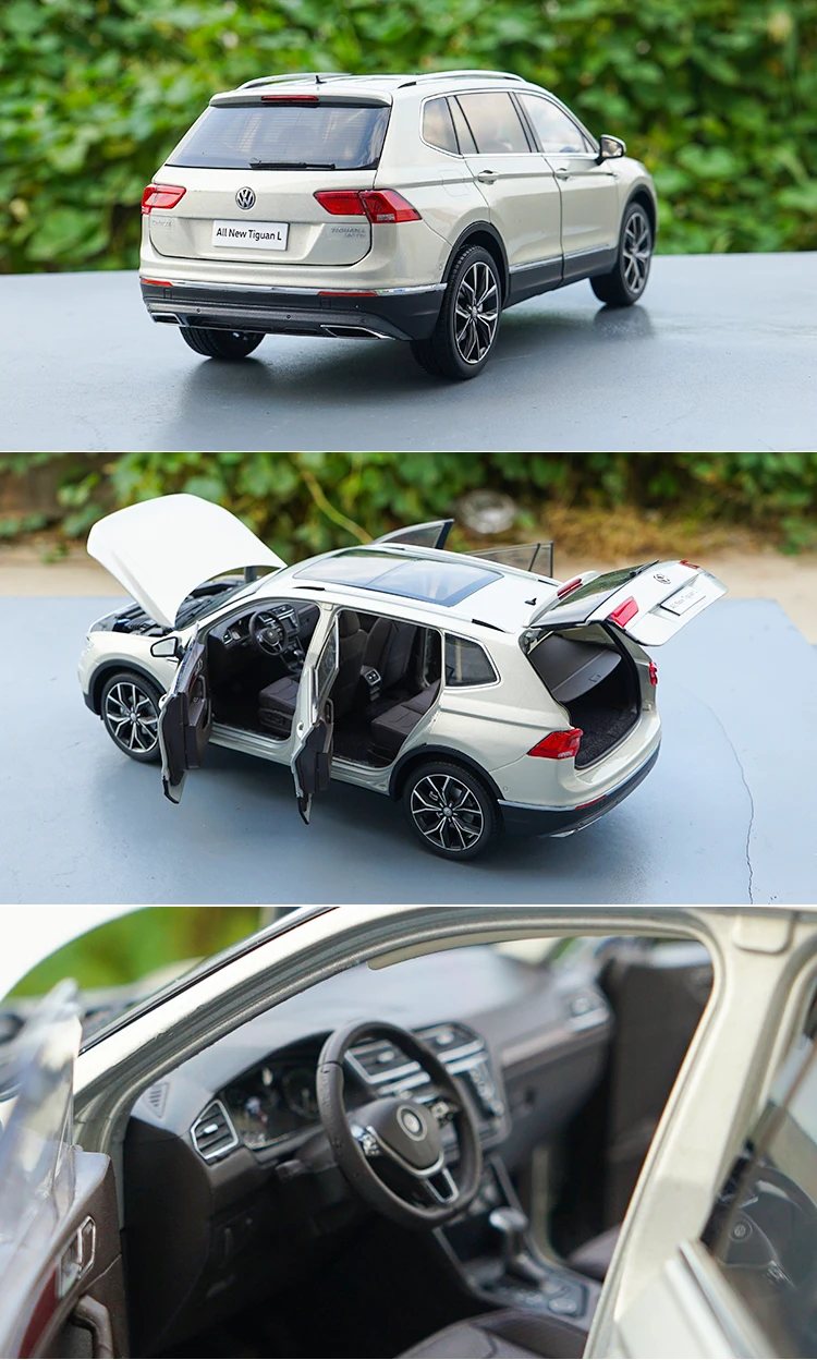 Горячая Распродажа 1:18 TIGUAN L сплав модель автомобиля, усовершенствованное Моделирование Коллекция металлическая модель автомобиля украшения